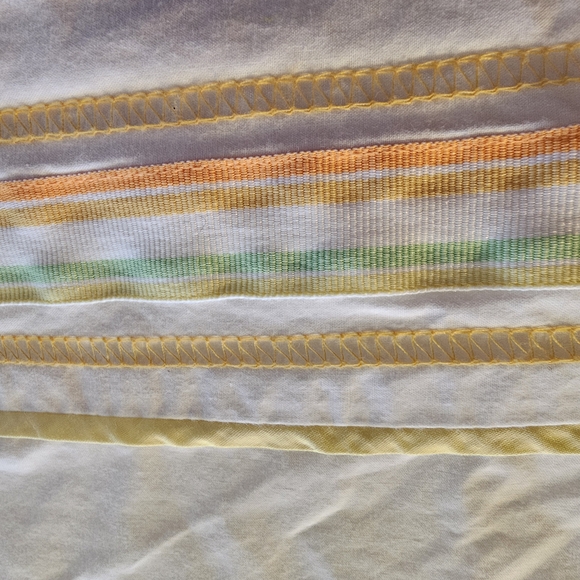 Pottery Barn Teen White Queen Duvet Cover with Colorful Trim - Picture 8 of 8